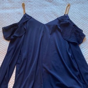 Navy blue blouse